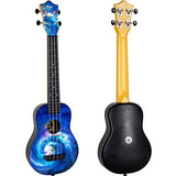 Flight, 4-String Concert Scale Travel Soprano Ukulele - Space, TUSL40