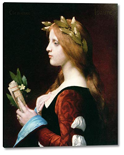 Clemence Isaure by Jules Joseph Lefebvre - 11" x 14" Gallery Wrap Giclee Canvas Print - Ready to Hang