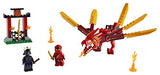 LEGO NINJAGO Legacy Kai’s Fire Dragon 71701 Dragon Toy Figure Building Kit (81 Pieces)