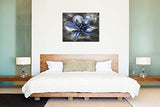 Magnolia oil painting art style living room bedroom bathroom canvas wall world art home decor 14x14inch