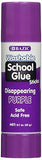 BAZIC 21g / 0.7 Oz. Large Washable Purple Glue Stick, Pack of 2 (2022)