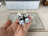 Doll Shoes, Miniature Summer Sandals. 1:6 Scale White Leather Slippers for BJD