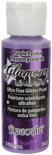 Glamour Dust Glitter Paint 2oz-Purple Passion