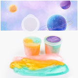 MKAKJWAW Galaxy Slime Kit, 15 Pack Mini Slime 3-in-1 Golden Theme, Perfect for Party Favors School Prizes and Goodie Bag Stuffers