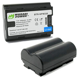 Wasabi Power Battery for Fujifilm NP-W235 (2-Pack) & and Compatible with Fujifilm GFX 100S, Fujifilm X-T4, VG-XT4 Vertical Battery Grip