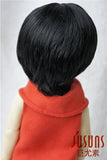 Jusuns D28053 6-7inch(15.5-17.5CM) YOSD Enfant Baby Short BJD Wig 1/6 Synthetc Mohair Doll Wigs Black Color