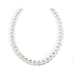 Jewelry Designer 150934 Chain Curb Large, 15", Silver