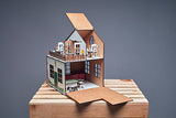 House with a Terrace, eco-friendly, 3d puzzles