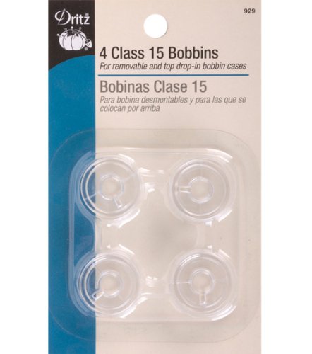 Dritz Plastic Class 15 Bobbins