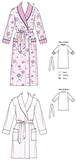 Kwik Sew K3644 Robes Sewing Pattern, Size XS-S-M-L-XL