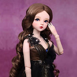 SISON BENNE 1/3 BJD Doll 24 Inch 18 Ball Jointed SD Dolls DIY Toys with Full Set Clothes Shoes Wig Face Makeup, Best Xmas Gift (12#)