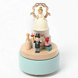 WOODERFUL LIFE Music Box Wooden | Newlywed Cake | 1060501 | Hand Made Adorable Collectible Love Wedding Gift from Sustainable Forest | Plays - Beautiful Dreamer