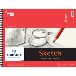 Canson C100511032 14 in. x 17 in. Foundation Sketch Sheet Pad