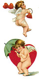 Old-Time Valentine Stickers: 23 Full Color Pressure-Sensitive Designs (Dover Stickers)