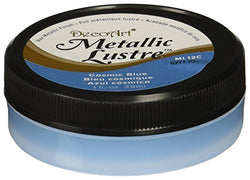 Deco Art Metallic Lustre Wax Finish, 1 oz, Cosmic Blue