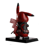 Pikapool Pikachu Cosplay Deadpool Model Gifts, Anime Action Figure Toys Gifts