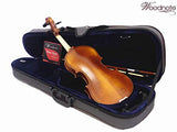 Good Quality 4/4 Solid Wood Antique Model Violin Outfit/Ebony Fitting/Octagonal Bow/Shoulder Rest/Extra String Set