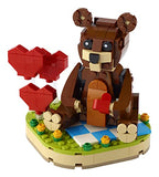 LEGO Valentine’s Brown Bear 40462 Building Kit (245 Pieces)