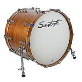 Sawtooth Hickory Series 20" Bass Drum, 6pc Shell Pack, Natural Gloss (ST-HBD-20-6PC)