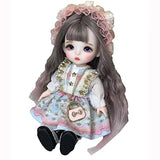 Original Design BJD Doll 1/6 SD Dolls 11.8 Inch 18 Ball Jointed Doll DIY Toys with Clothes Outfit Shoes Wig Hair Makeup,Best Gift for Girls Kids Children