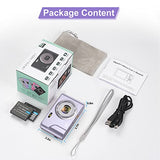 Digital Camera for Kids Girls and Boys - 1080P FHD Digital Camera 36MP LCD Screen Rechargeable Students Compact Camera Kid Camera with 16X Digital Zoom Vlogging Camera for Teens, Kids (Purple)