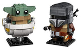 LEGO BrickHeadz Star Wars The Mandalorian & The Child 75317 Building Kit, Toy for Kids and Any Star Wars Fan Featuring Buildable The Mandalorian and The Child Figures (295 Pieces)