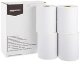 AmazonBasics Multi-Purpose Labels for Label Printers, White,  4'' x 6'', 220 Labels per Roll, 4