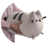 GUND Pusheen Squisheen Sitting Plush Cat, 11" & Pusheen Squisheen Plush Stuffed Kitty Log Multicolor, 11 inches