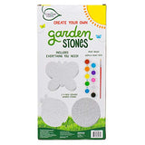 Creative Roots Paint Your Own Stepping Stones Multipack with Ladybug, Butterfly & Sun Stepping Stones, 3-Pack DIY Stepping Stone Kit, Great Arts & Crafts Activity for Kids Ages 5, 6, 7, 8