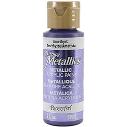 DecoArt Dazzling Metallics Paint, 2-Ounce, Amethyst