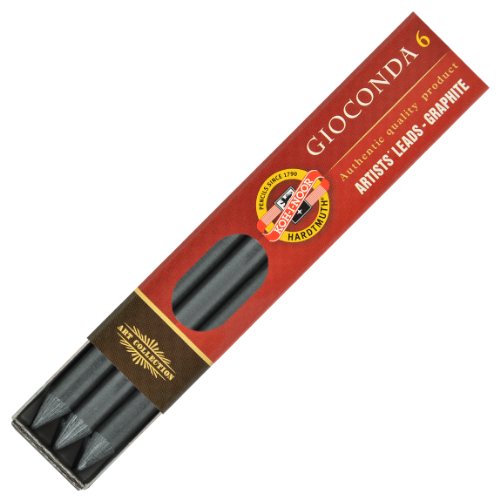 Koh-I-Noor 6 Gioconda 5.6 x 80 mm Graphite Leads. 4864/6B