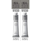 Winsor & Newton Winton Oil Color Paint, 200ml (x2), Titanium White - Twin Pack