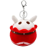 5.1 Inches Genshin Plush Keychain Klee Bouncing Bomb Ball Kawaii Plushies Stuffed Pendant Keychain Cosplay Props Gifts for Game Fans