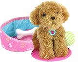 Sophia's Pets for 18" Dolls, Plush Puppy Dog Play Set, Perfect Doll Toy for 18" Dolls | 9Piece Golden Dog, Bed, Food & Accessories