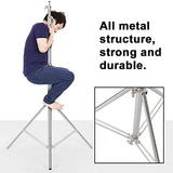Photo Video Studio Backdrop Stand, 9.19ft Stainless Steel Backdrop Support System Background Stand with Carry Bag for Portrait & Studio Photography