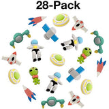 OHill Pack of 28 3D Outer Space Pencil Erasers Puzzle Erasers for Party Favors Supplies Classroom