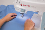 SINGER Futura XL400 Portable Sewing and125 Embroidery Design Machine including 30 BuiltIn Stitches,