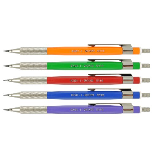 Koh-i-noor 5 Lead Holders with Sharpener 5219.