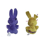 2 pcs Freddy's plushies Set,Springtrap and Nightmare Bonnie Plush Toy,Stuffed Animal for Plush Gift