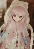 Olaffi Bjd SD DD MDD 1/4 BJD Doll Wig Heat Resistant Doll Hair Wig Heat Resistant Fiber Long Deep Wave Curly - Pink