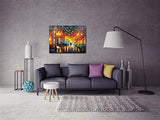 V-inspire Art,30x40 inch Abstract Art Landscape Oil Painting On Canvas Contemporary Art Wall Paintings Handmade Painting Home Decorations Canvas Wall Art Painting Ready to Hang