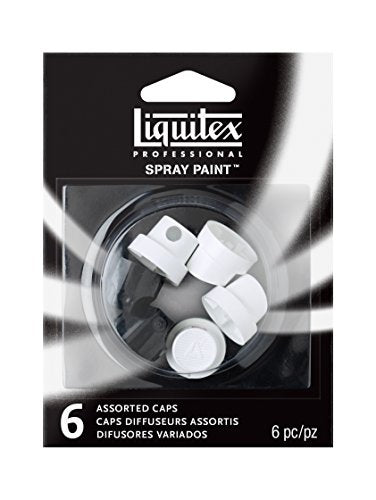 Liquitex Professional Spray Paint Nozzles, Assorted 6-Pack
