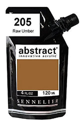 Sennelier Abstract Artist Acrylic 120 ml Pouch (Raw Umber) Made in France