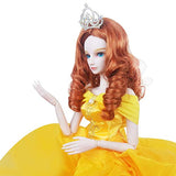 EVA BJD Princess Bella 1/3 BJD Doll 60cm 24" Jointed Dolls Action Full Set Figure Bjd + Makeup + Skirt + Wig + Shoes + Accessories