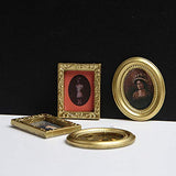 Wixine 1Set 1:12 Dollhouse Miniature Vintage Framed Wall Oil Painting Art Picture Decor