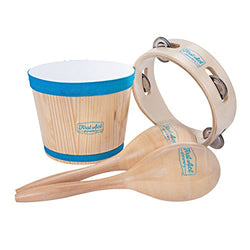 First Act Discovery Percussion Pack, Bongo, Maracas, Tambourine FAD0141