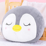 Lazada Penguin Plush Pillow Toys Pillows Pet Soft Toy Girls Gifts for Toddler Gray 15 Inches