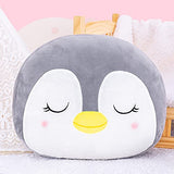 Lazada Penguin Plush Pillow Toys Pillows Pet Soft Toy Girls Gifts for Toddler Gray 15 Inches