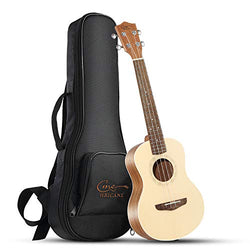 Hricane Tenor Ukulele 26 inch Spruce Top Sapele Professional Ukuleles for Beginners with Ukulele Tenor Gig Bag Strings Kit Set