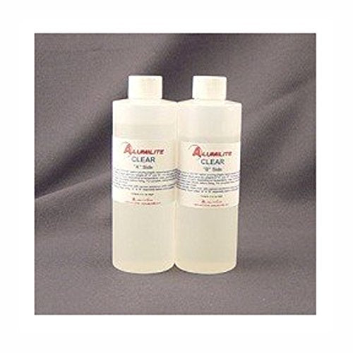 Alumilite Clear Casting Resin, Low Viscosity, Transparent, 16 oz. Package (10040)